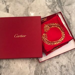 Panthere de Cartier Scarf with original box
